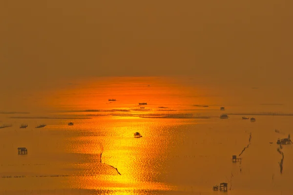 Puesta de sol en Chonburi tailandia — Foto de Stock