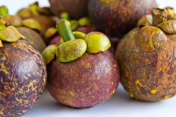 Fruto tropical, mangostão — Fotografia de Stock