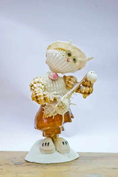 Souvenir figure of doll shell — Stock Photo, Image