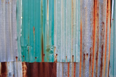 Teneke kaplama arka plan, Tayland