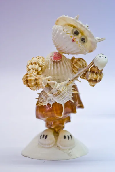 Souvenir figure of doll shell — Stock Photo, Image