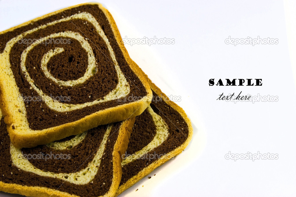 butter choc swirl bread
