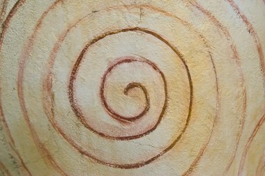 Çimento duvar yüzeyine.