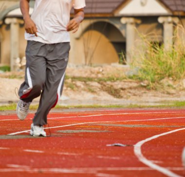 akşam ışığında koşma