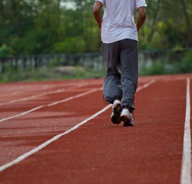akşam ışığında koşma