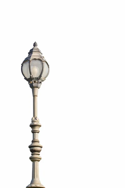 Street lamp on the white background — Stock Photo, Image