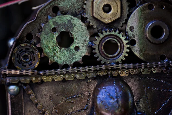 Supplies for industrial, technology gears Background — Stock Photo, Image