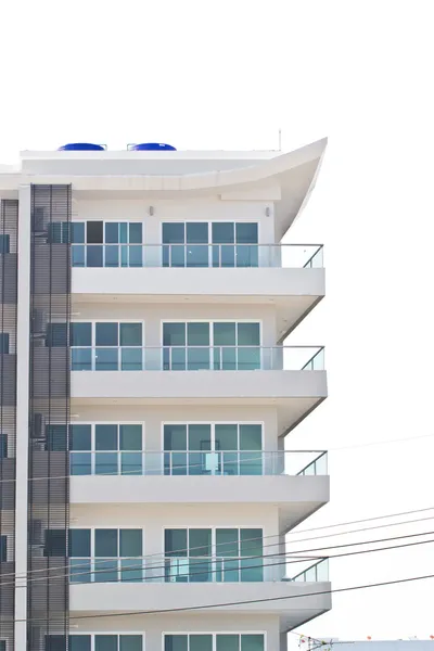 Apartment building - a modern building — Stock Photo, Image