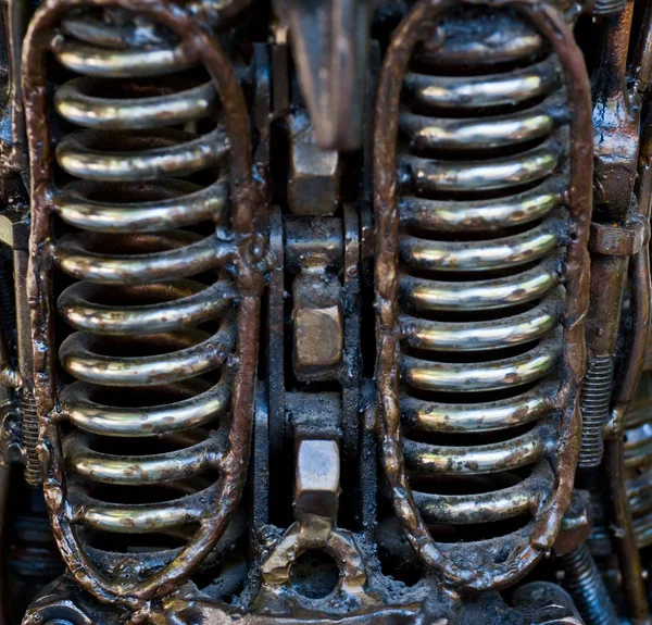 Benodigdheden voor industriële, technologie versnellingen achtergrond — Stockfoto