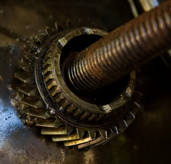 Benodigdheden voor industriële, technologie versnellingen achtergrond — Stockfoto