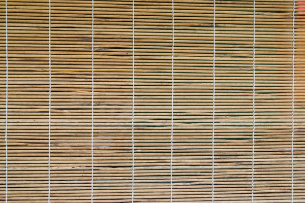 Bamboo curtain on the windows — Stock Photo, Image