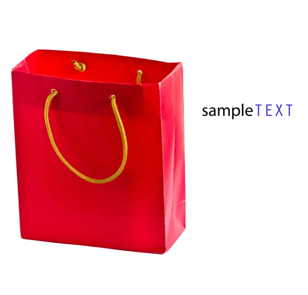 Shopping bag isolated on a white background — Stock Photo, Image