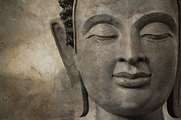 Buddha face makes of wax — Stock Photo, Image