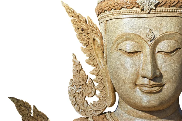 Buddha-Gesicht aus Wachs — Stockfoto