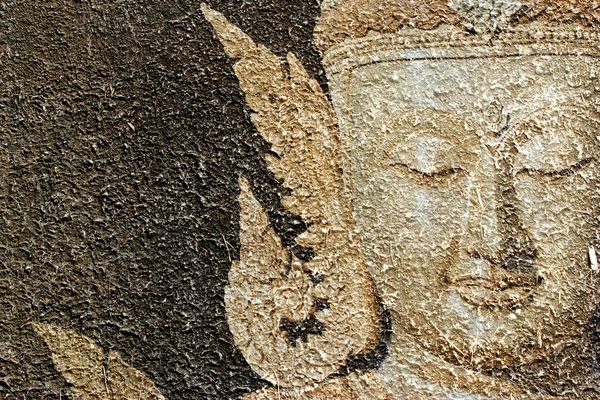 Buddha face makes of wax — Stock Photo, Image