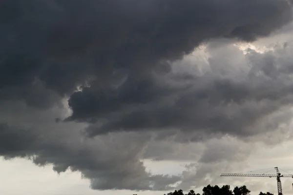 Sfondo di nubi di tempesta prima di un temporale — Foto Stock