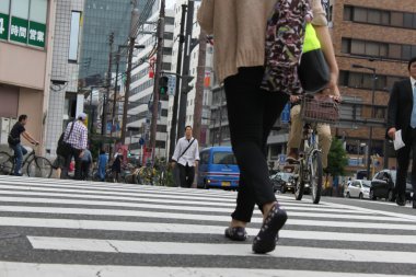 Tokyo, Japonya-Haziran 2: crossin shibuya, tanımlanamayan yayalar