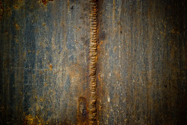 Textura metálica vieja de hierro oxidado . — Foto de Stock