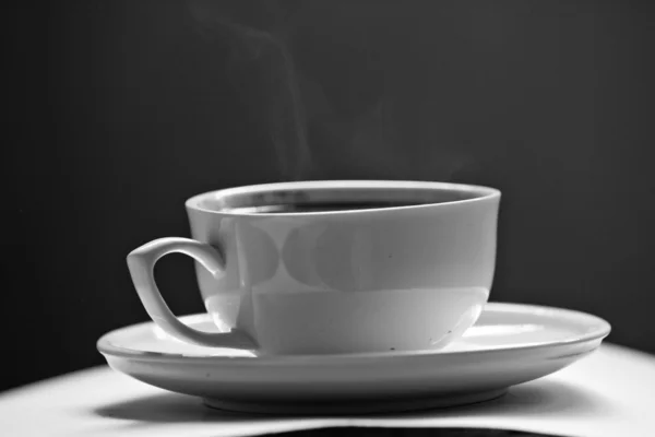 Kávový šálek a kávová zrna — Stock fotografie