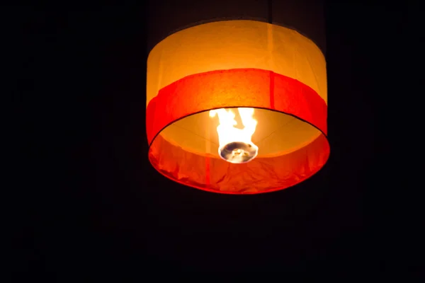 Sky lanterns, Flying Lanterns Loy kratong festival of Thailand — Stock Photo, Image