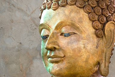 Antik Buda yüz, ayutthaya, Tayland