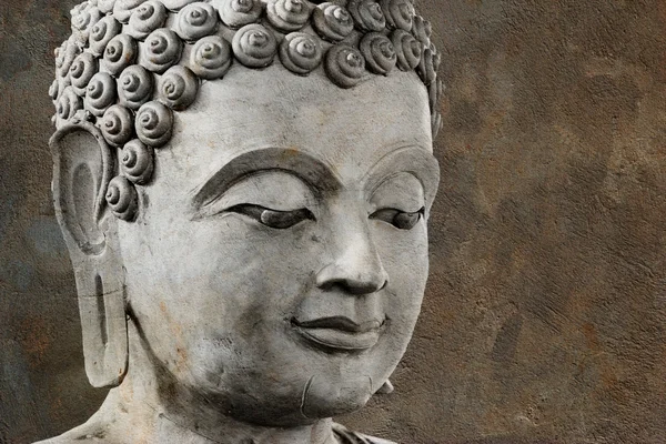 Buddha face makes of wax — Stock Photo, Image