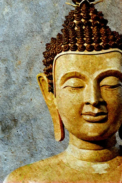 Antik Buda yüz, ayutthaya, Tayland — Stok fotoğraf