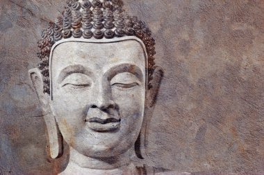 Antik Buda yüz, ayutthaya, Tayland