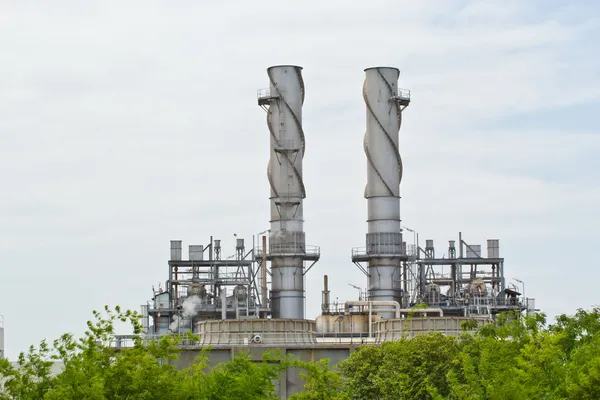 Aardgas voor gecombineerde-cyclus-elektriciteitscentrale — Stockfoto