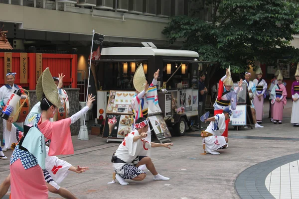 Tokyo, japan-juni 2: fukuro matsuri festival in ikebukuro. Conte — Stockfoto