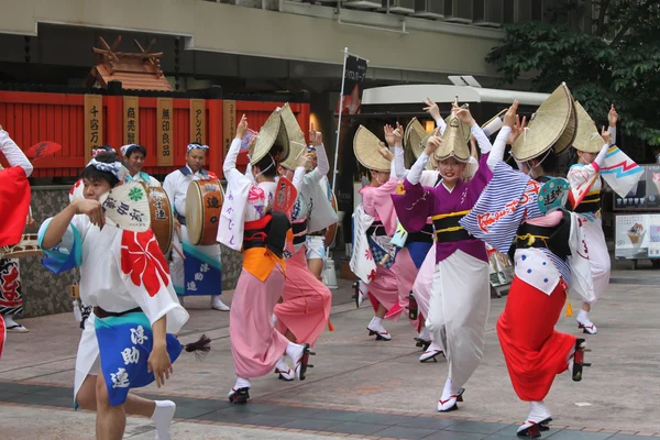 Tokio, japan-juni 2: fukuro matsuri festival in ikebukuro. conte — Stockfoto