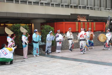 Tokyo, Japonya-Haziran 2: Ikebukuro fukuro matsuri Festivali. Conte