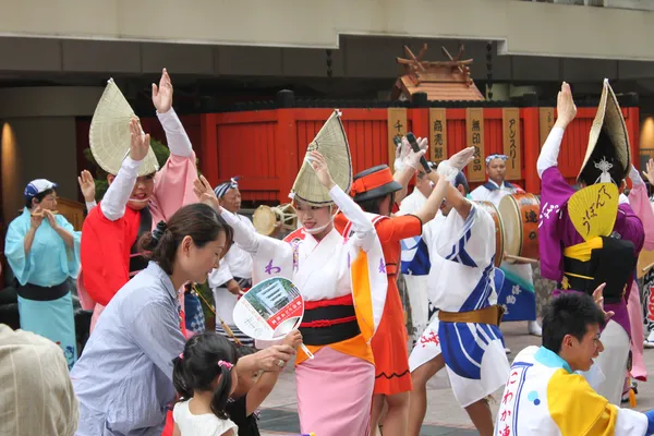 TOKYO, JAPÃO-JUNHO 2: Festival Fukuro Matsuri em Ikebukuro. Conte. — Fotografia de Stock