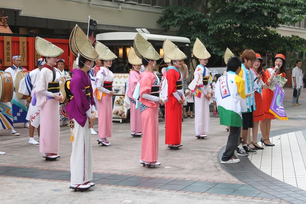 Tokyo, japan-juni 2: fukuro matsuri festival in ikebukuro. Conte — Stockfoto