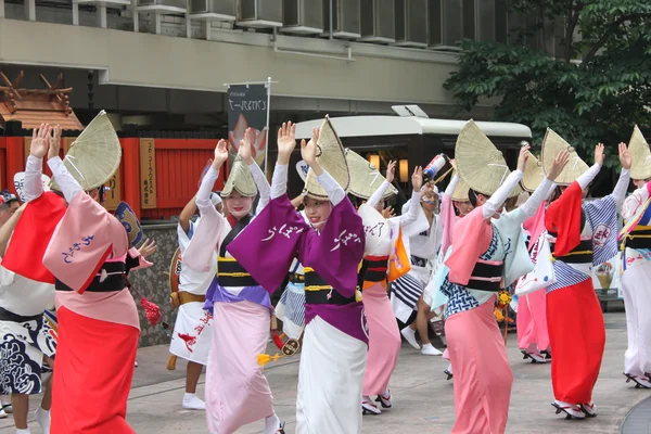 Tokyo, japan-juni 2: fukuro matsuri festival in ikebukuro. Conte — Stockfoto