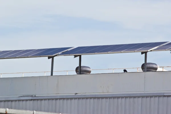Солнечные электростанции — стоковое фото