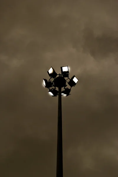 Lamp post elektriciteit industrie — Stockfoto