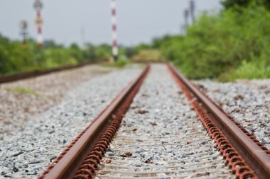 Demiryolu chon buri Tayland at