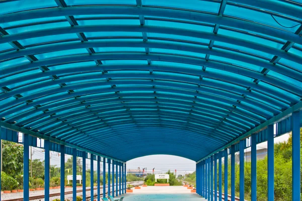 Wrought iron roof structure of thailand railway station