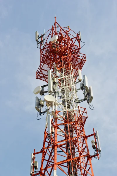 Radio Relay Link, Mobile Base Station. — Stock Photo, Image