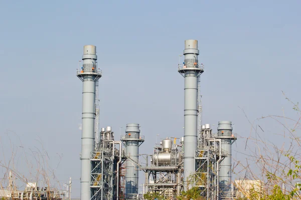 Електростанція комбінованого циклу природного газу — стокове фото
