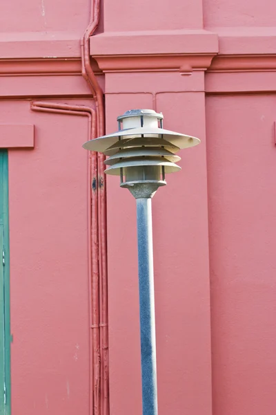 Lamp post straat weg lichte stok — Stockfoto