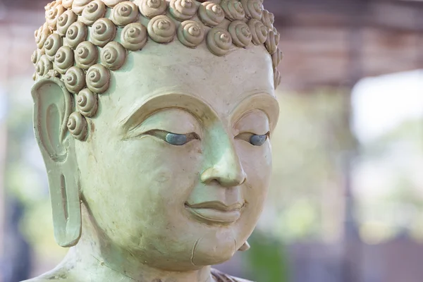 Buddha face makes of wax — Stock Photo, Image