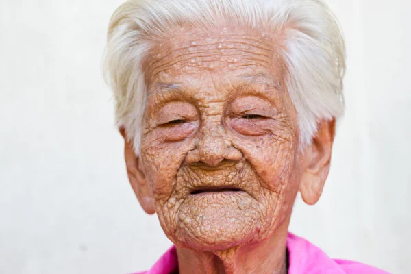 Anciana feliz  , — Foto de Stock