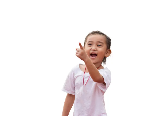 Girl is cheerful — Stock Photo, Image