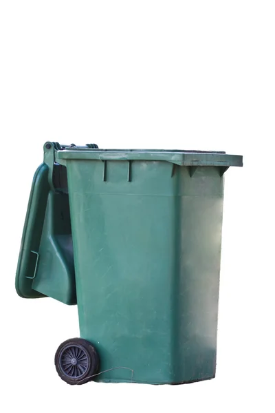 Green garbage bins — Stock Photo, Image