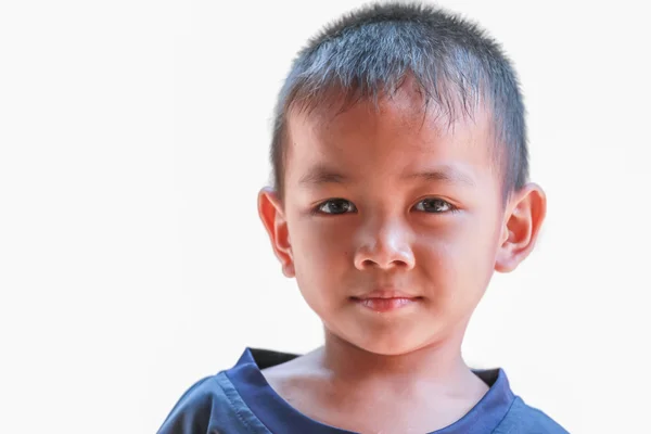 Menino com uma expressão alegre . — Fotografia de Stock