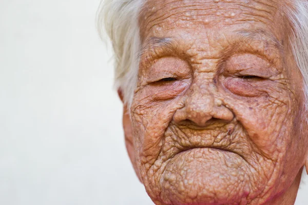 Alte Frau glücklich , — Stockfoto