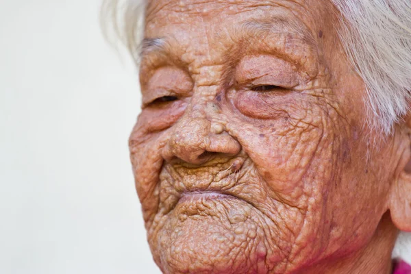 Old woman happy , — Stock Photo, Image