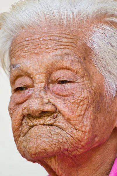 Ηλικιωμένη γυναίκα ευτυχισμένη , — Φωτογραφία Αρχείου